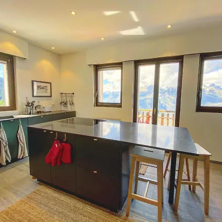 Chalet Les Crettaux, Stunning Views Near Nendaz